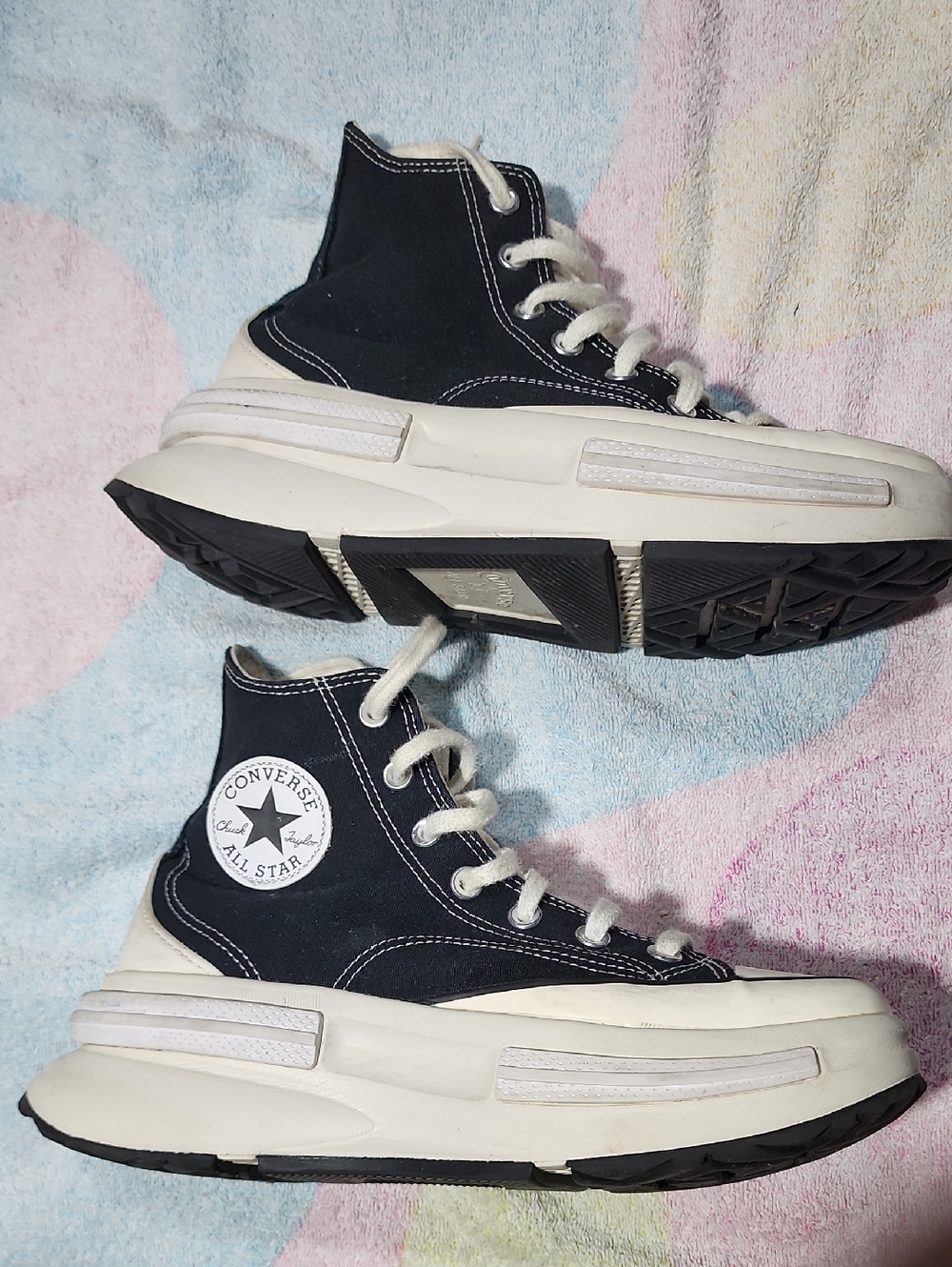 Converse Run Star Legacy CX High Black White Unisex M SZ 6.5 // W SZ 8